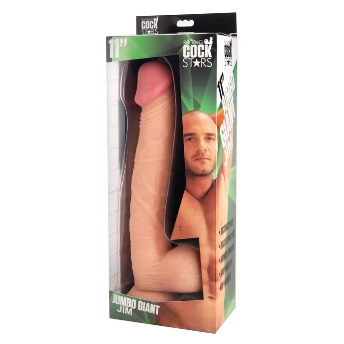 Raging Cockstars Jumbo Giant Jim 11 Inch Realistic Dildo Raging Cockstars Dildos