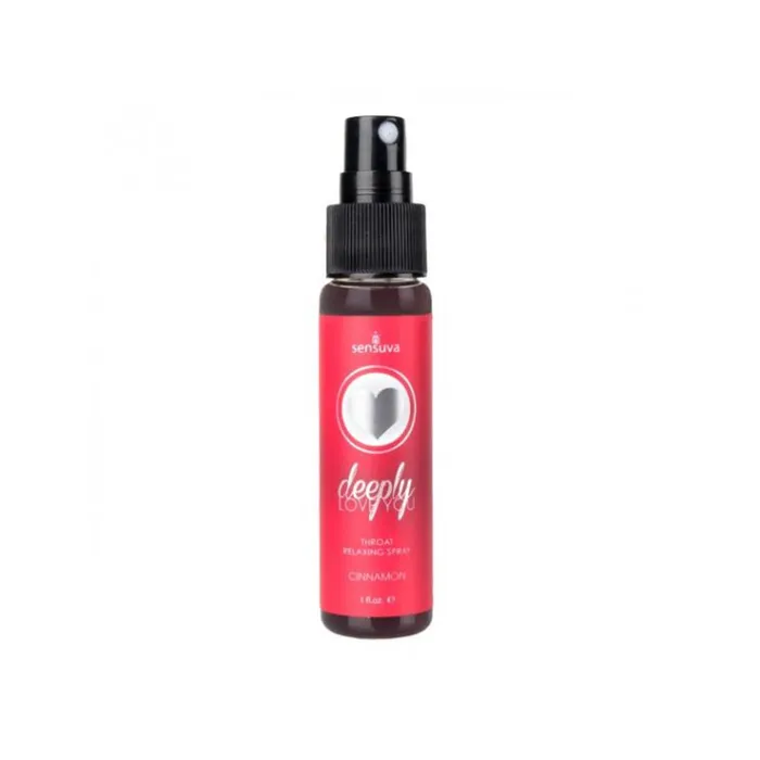 Vibrators Sensuva Deeply Love You Throat Relaxing Spray Cinnamon 1oz