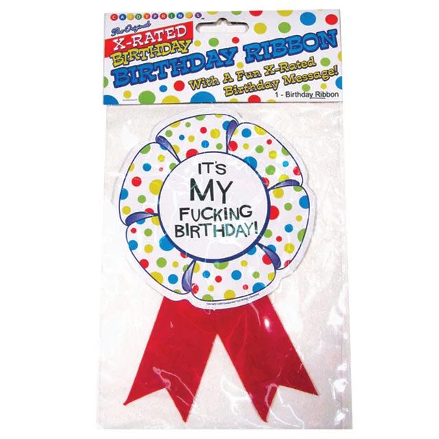 Vibrators XRated Birthday Ribbon Little Genie Productions