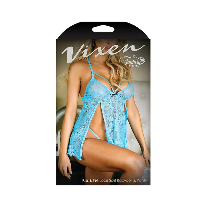 Vixen Kiss Tell Lace Split Babydoll Panty Lxl Fantasy Lingerie Female Sex Toys Vixen Kiss Tell Lace Split Babydoll Panty Lxl Fantasy Lingerie Female Sex Toys