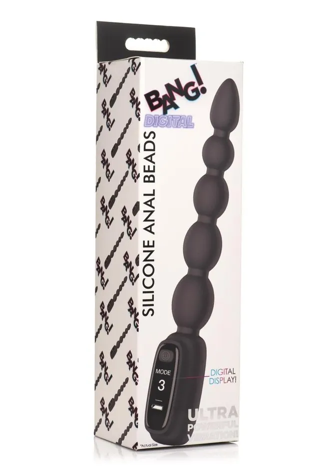 BANG Male Sex Toys Bang Digital Rechargeable Silicone Anal Beads