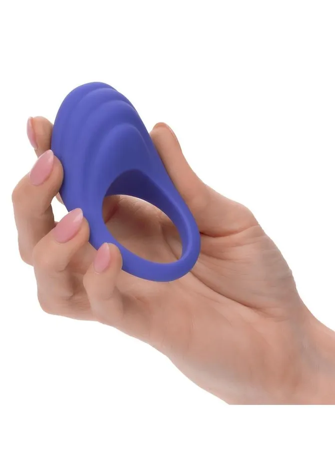 Calexotics Connect Couples Ring Rechargeable Silicone App Compatible Cock Ring with Remote Connect Male Sex Toys