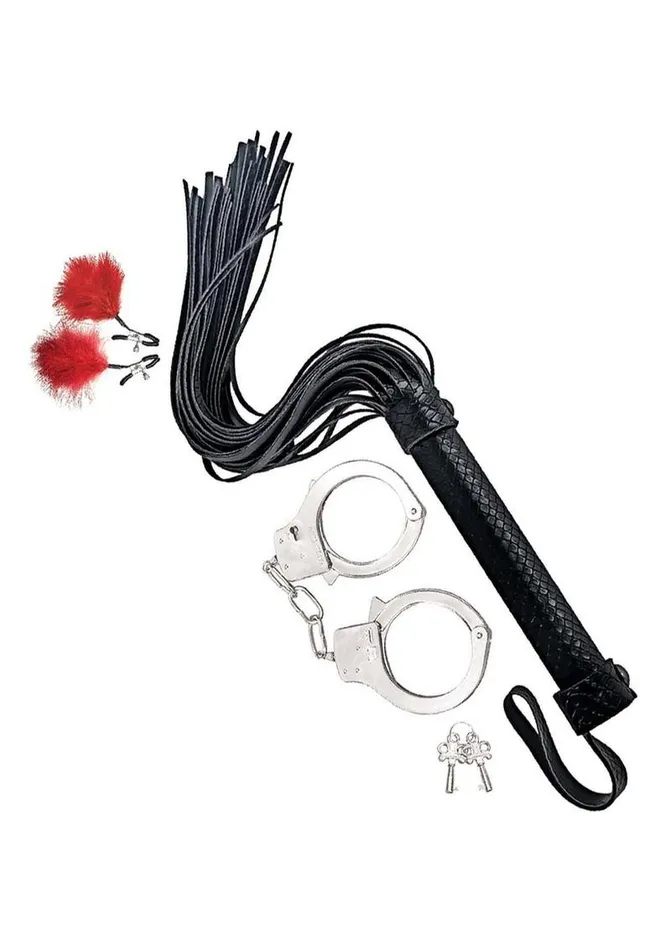 Couples Bondage Nasstoys Bondage Whipfeather and Cuffs
