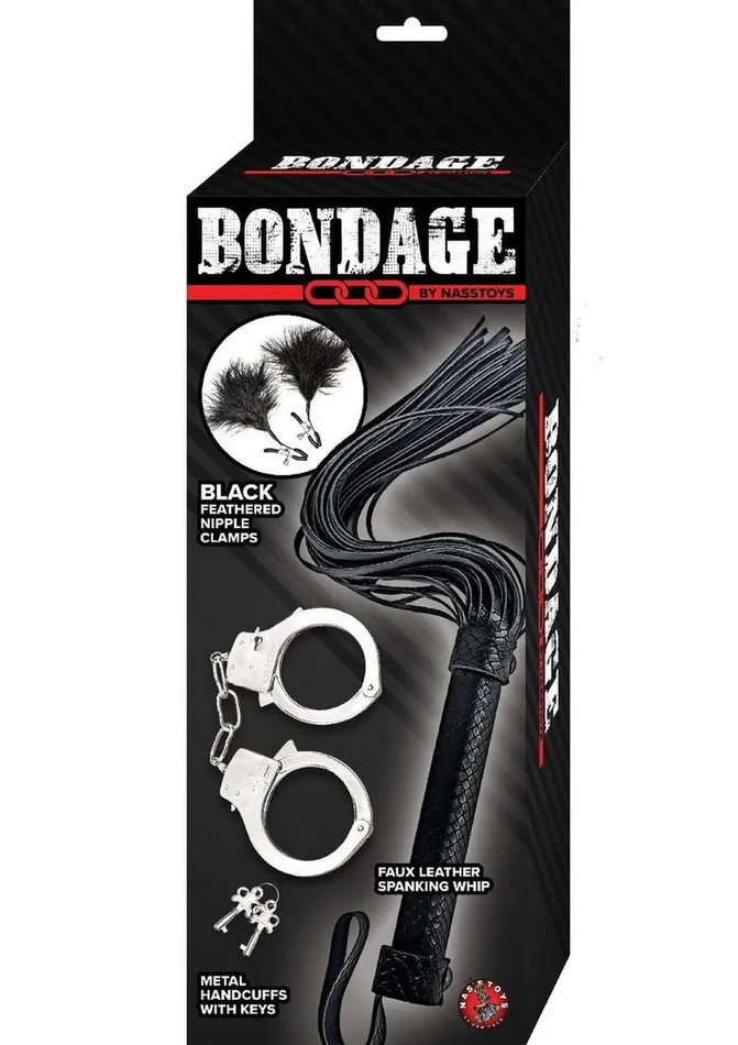Couples Bondage Nasstoys Bondage Whipfeather and Cuffs