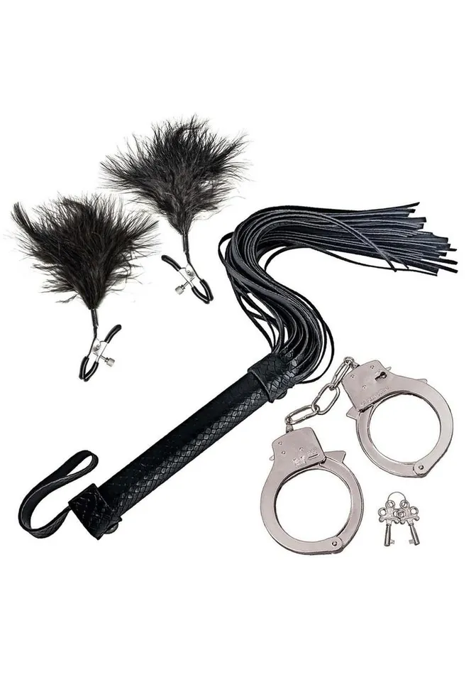 Couples Bondage Nasstoys Bondage Whipfeather and Cuffs