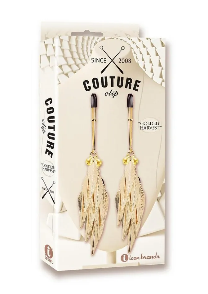 Couture Clips Golden Harvest Nipple Clamp Couture Clips Nipple Clitoral Toys