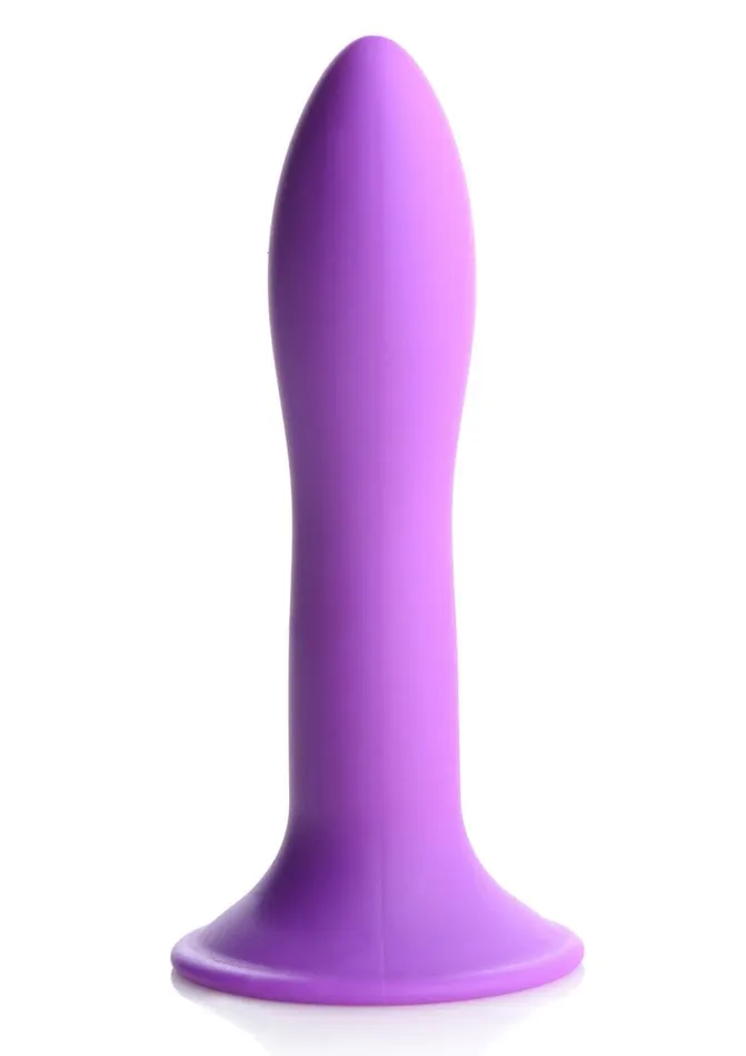 Dildos SQUEEZEIT SqueezeIt Squeezable Slender Silicone Dildo
