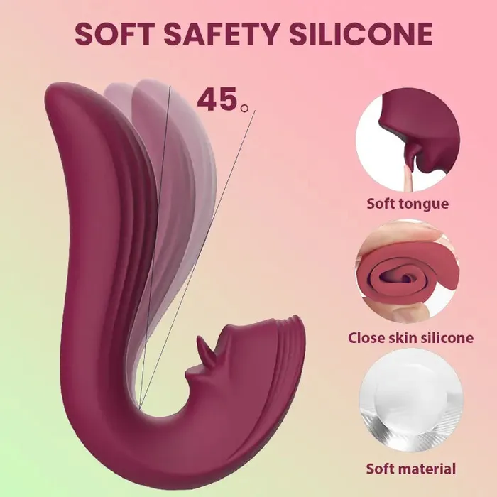 Female Sex Toys Inyarose Swan Kiss Tongue Licking Vibrator