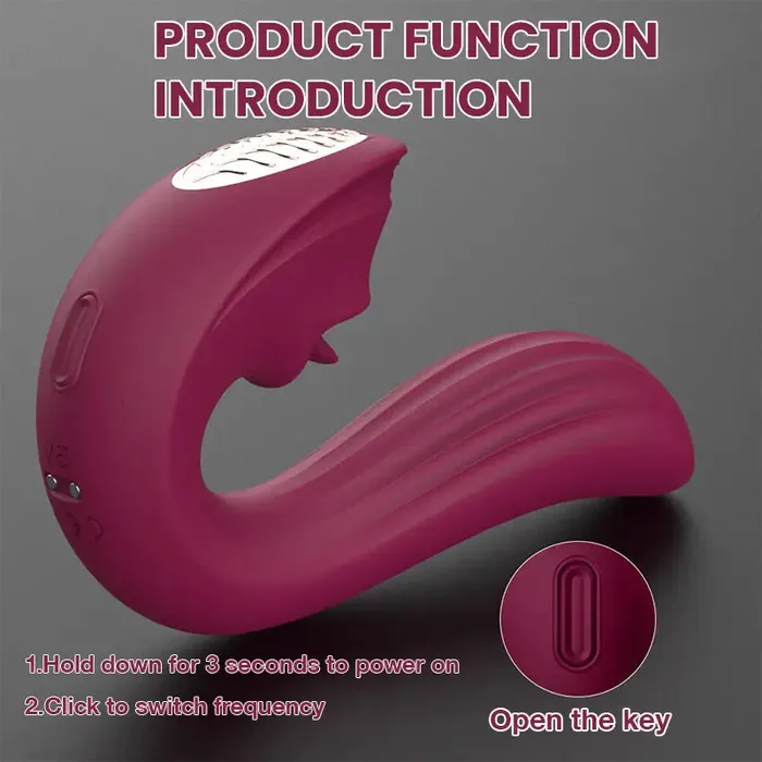 Female Sex Toys Inyarose Swan Kiss Tongue Licking Vibrator