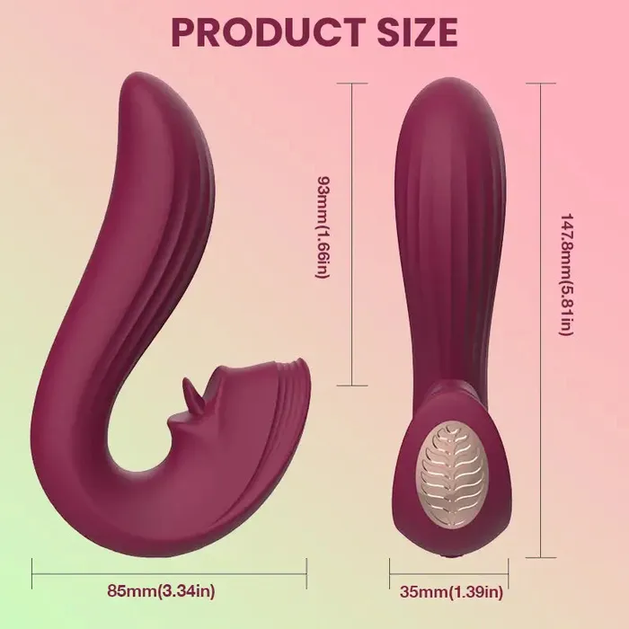 Female Sex Toys Inyarose Swan Kiss Tongue Licking Vibrator
