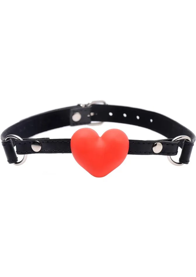 Frisky Heart Beat Silicone Heart Shaped Mouth Gag Frisky Female Sex Toys