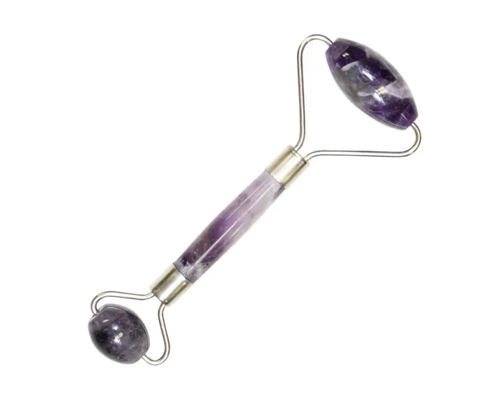 Gemstone Yoni Amethyst Facial Roller Double Sided Dildos