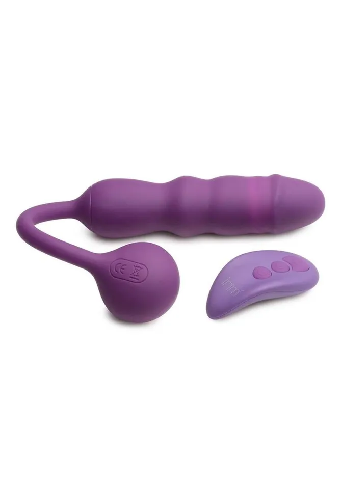 Inmi Thrust Thumper Rechargeable Silicone Vibrator with Remote Control Inmi Female Sex Toys