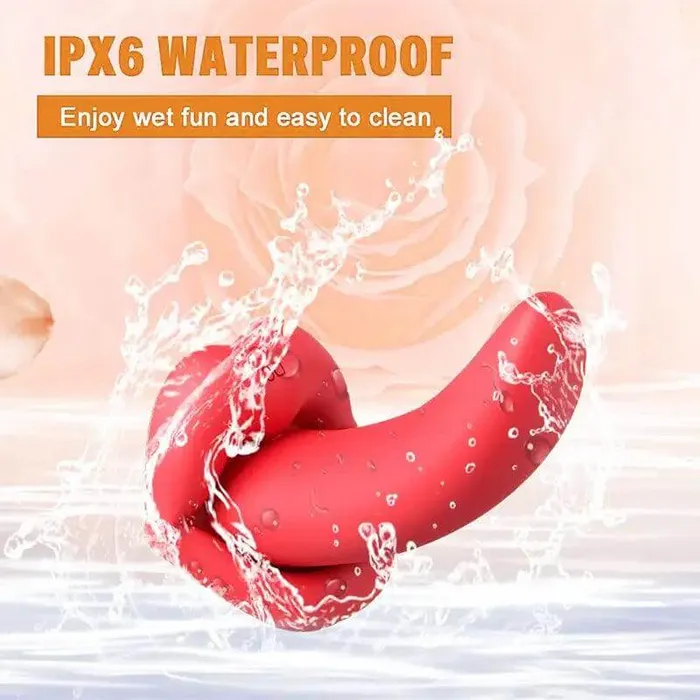 Inyarose Vibrators Red Lips Tongue Licking Vibrator