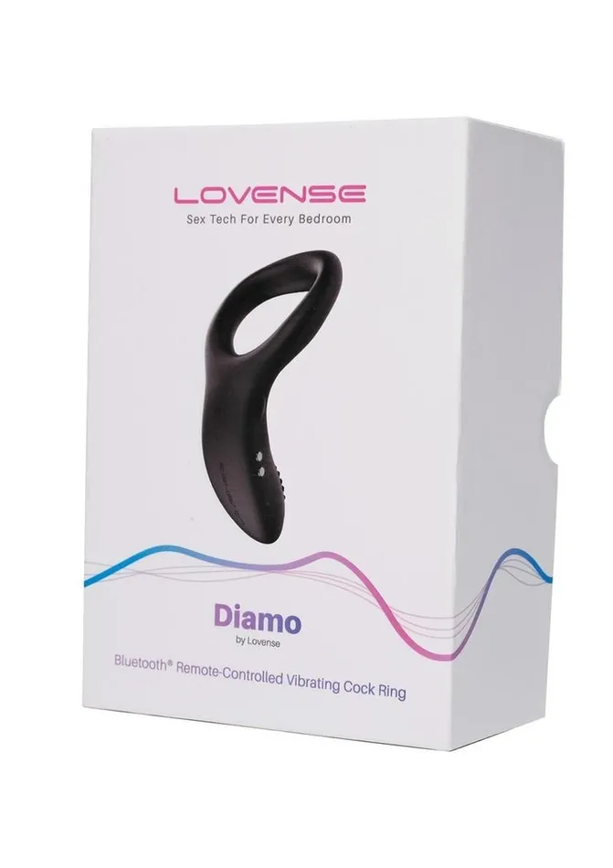 Lovense Couples Lovense Diamo Remote Controlled Vibrating Silicone Cock Ring Lovense Couples Lovense Diamo Remote Controlled Vibrating Silicone Cock Ring