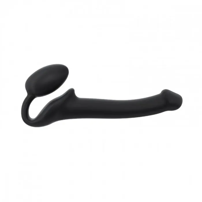 StrapOnMe SemiRealistic Bendable Silicone StrapOn Black Lovely Planet USA Female Sex Toys