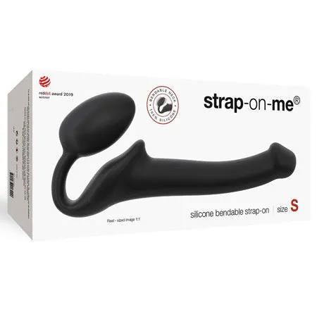 StrapOnMe SemiRealistic Bendable Silicone StrapOn Black Lovely Planet USA Female Sex Toys