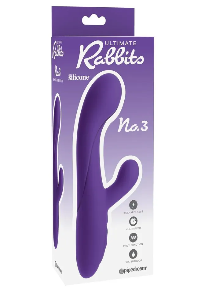 Ultimate Rabbits Ultimate Rabbits No 3 Plum Vibrator Multi Speed Waterproof Rechargeable Vibrators Ultimate Rabbits Ultimate Rabbits No 3 Plum Vibrator Multi Speed Waterproof Rechargeable Vibrators
