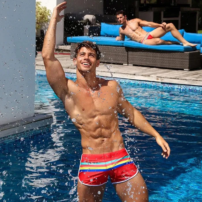 Vibrators Striped Away Swim Trunks Basai Outdoors