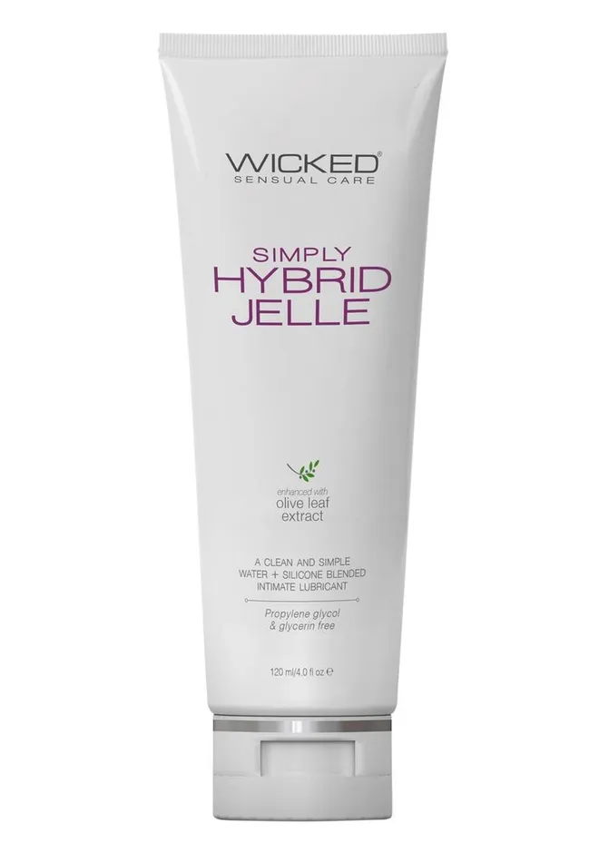 Wicked Simply Lubricants Wicked Simply Hybrid Jelle Lubricant with Olive Leaf Extract Wicked Simply Lubricants Wicked Simply Hybrid Jelle Lubricant with Olive Leaf Extract