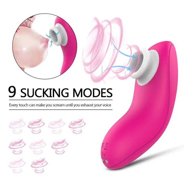 ADLTOYFUN Female Sex Toys Mini Clitoral Sucking Tongue Vibrator
