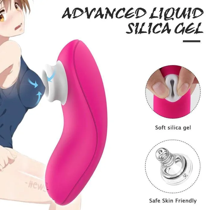 ADLTOYFUN Female Sex Toys Mini Clitoral Sucking Tongue Vibrator