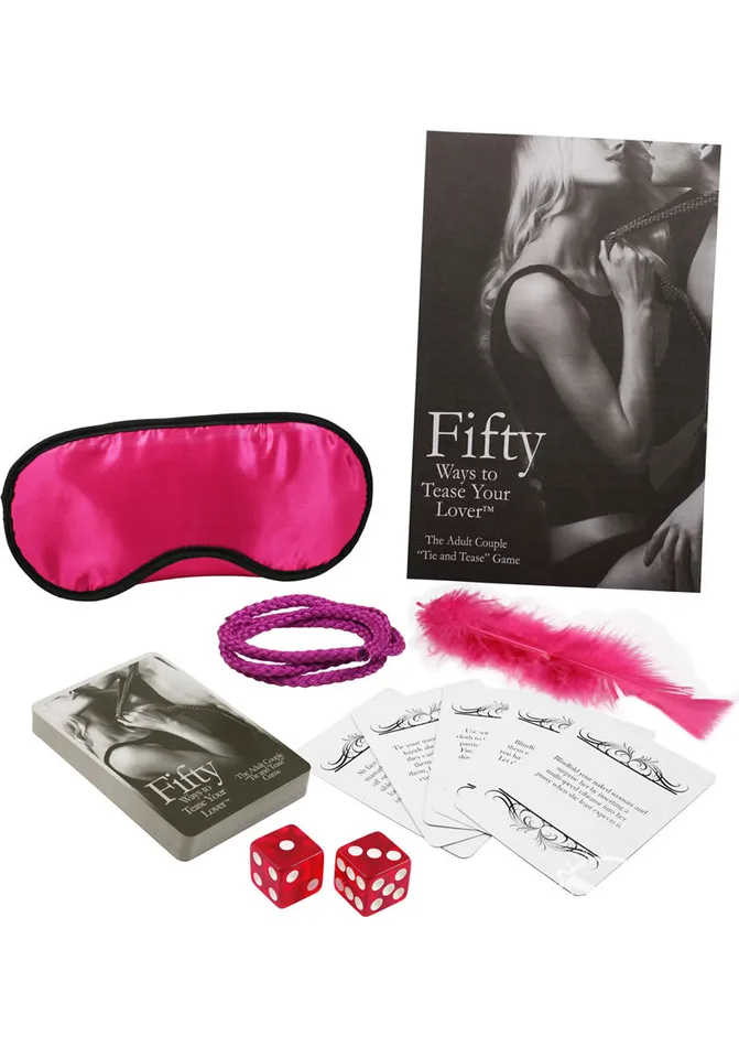 Couples Fifty Ways to Tease Your Lover Bondage Game CalExotics