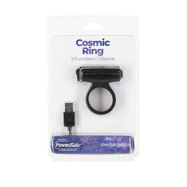 Couples Lux Fetish PowerBullet Cosmic Ring Vibrating Cock Ring