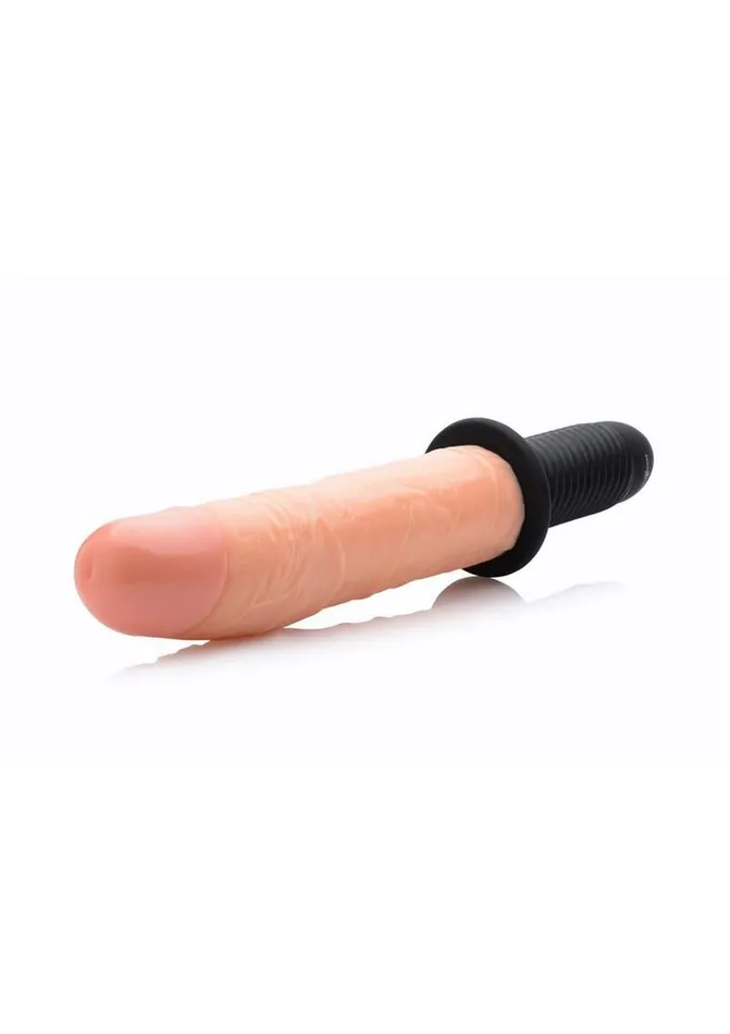 Female Sex Toys Master Series Master Series Onslaught XL Vibrating 9in Dildo Thruster