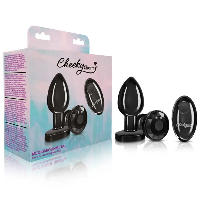 Female Sex Toys Viben Cheeky Charms Rechargeable Vibrating Metal Butt Plug With Remote Control Gunmetal Medium Female Sex Toys Viben Cheeky Charms Rechargeable Vibrating Metal Butt Plug With Remote Control Gunmetal Medium