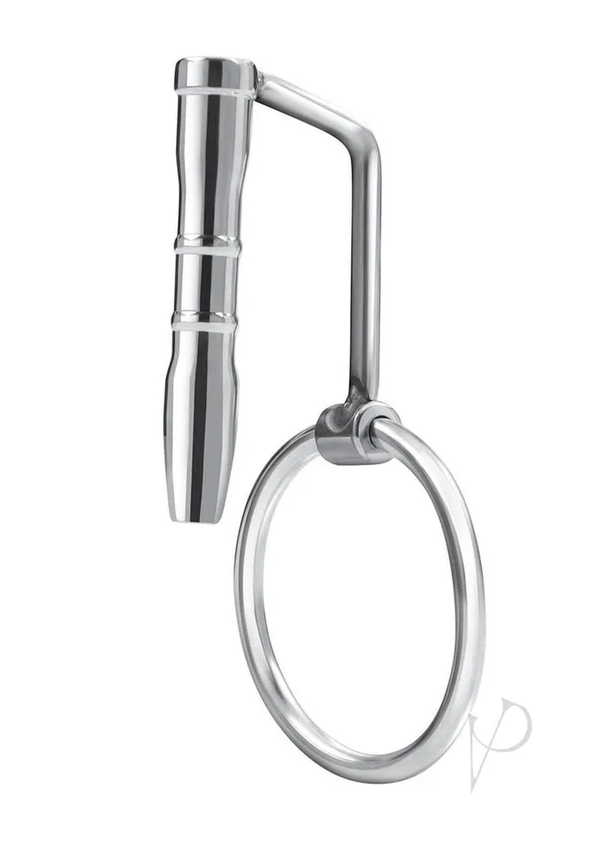 Male Sex Toys Blue Line Stainless Steel Sperm Stopper with Glans Ring Blue Line CandB Gear Male Sex Toys Blue Line Stainless Steel Sperm Stopper with Glans Ring Blue Line CandB Gear