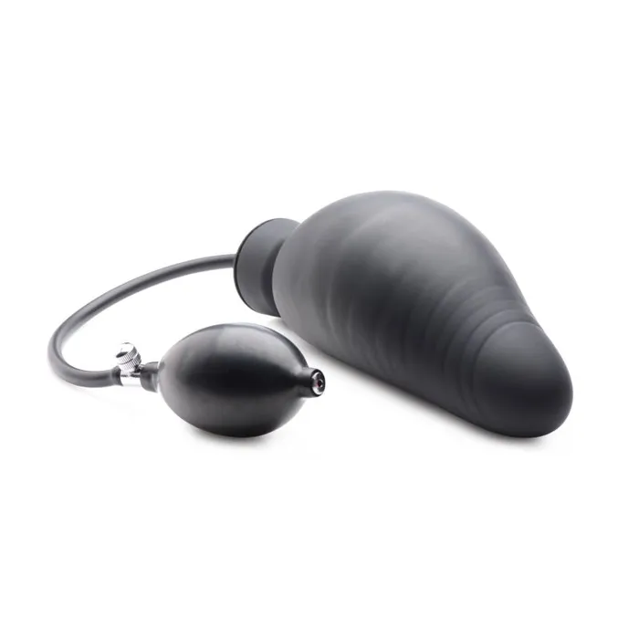 Master Series Dildos Dick Spand Inflatable Silicone Dildo Black Master Series Dildos Dick Spand Inflatable Silicone Dildo Black