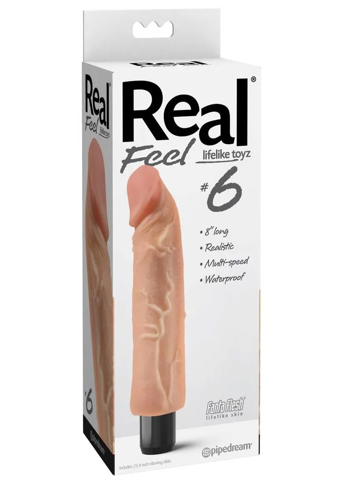 Real Feel Vibrators Real Feel Lifelike Toyz No 6 Realistic Vibrating Dildo