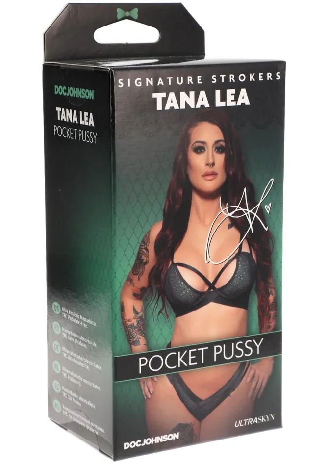 Signature Strokers Male Sex Toys Signature Strokers Tana Lea Ultraskyn Pocket Masturbator Pussy