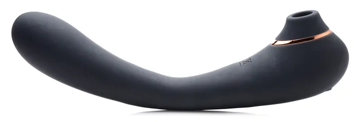 Vibrators XR Brands inmi Shegasm Pose 7x Bendable Suction Silicone Vibrator Black Vibrators XR Brands inmi Shegasm Pose 7x Bendable Suction Silicone Vibrator Black