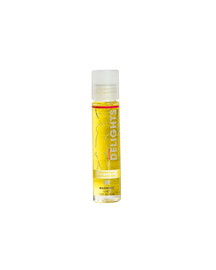 Warming Delight Tropical Explosion Flavored Lube 1 Oz Wet Female Sex Toys