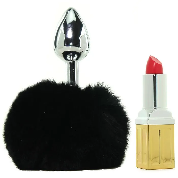 Anal Sincerely Metal Bunny Butt Plug Pink Cherry