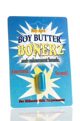 BoyAgra Boy Butter Bonerz Male Enhancement Formula 1 Blister Pack Boy Butter Enhancers BoyAgra Boy Butter Bonerz Male Enhancement Formula 1 Blister Pack Boy Butter Enhancers