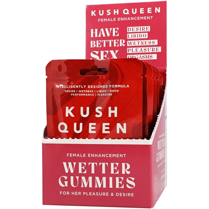 Doc Johnson Enhancers Kush Queen Wetter Gummies Female Enhancement 12 Pack Display 1 Per Pack Doc Johnson Enhancers Kush Queen Wetter Gummies Female Enhancement 12 Pack Display 1 Per Pack