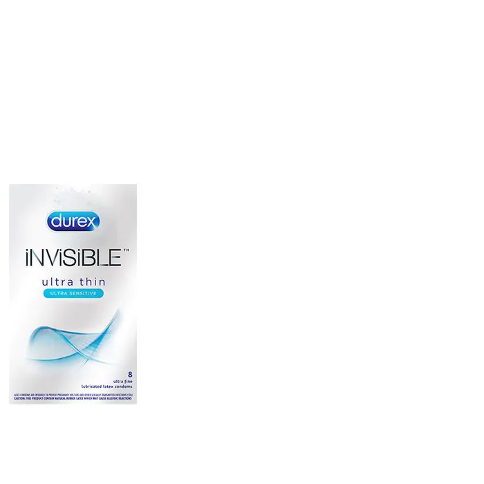 Durex Enhancers Durex Invisible 8 Pack