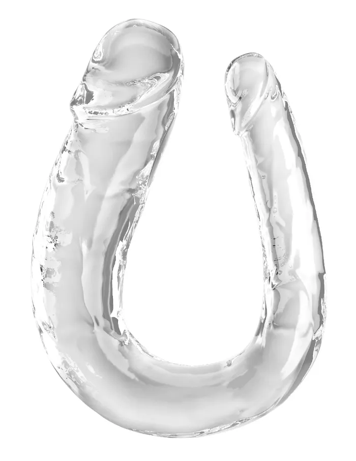 Large Double Trouble Clear Pipedream Dildos