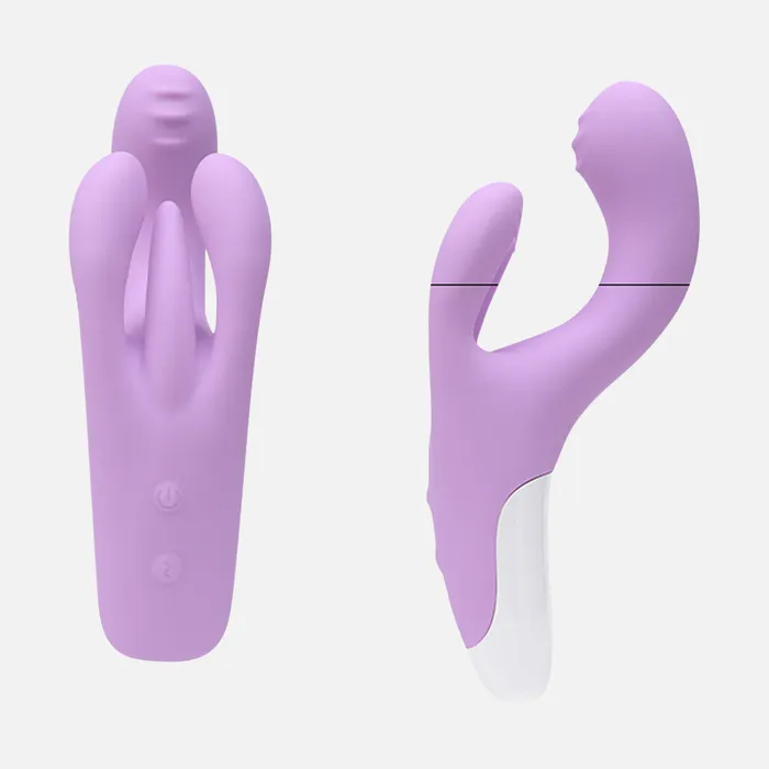 Textured Head Flicker Lucky Rabbit Purple Kismet Vibrators Textured Head Flicker Lucky Rabbit Purple Kismet Vibrators