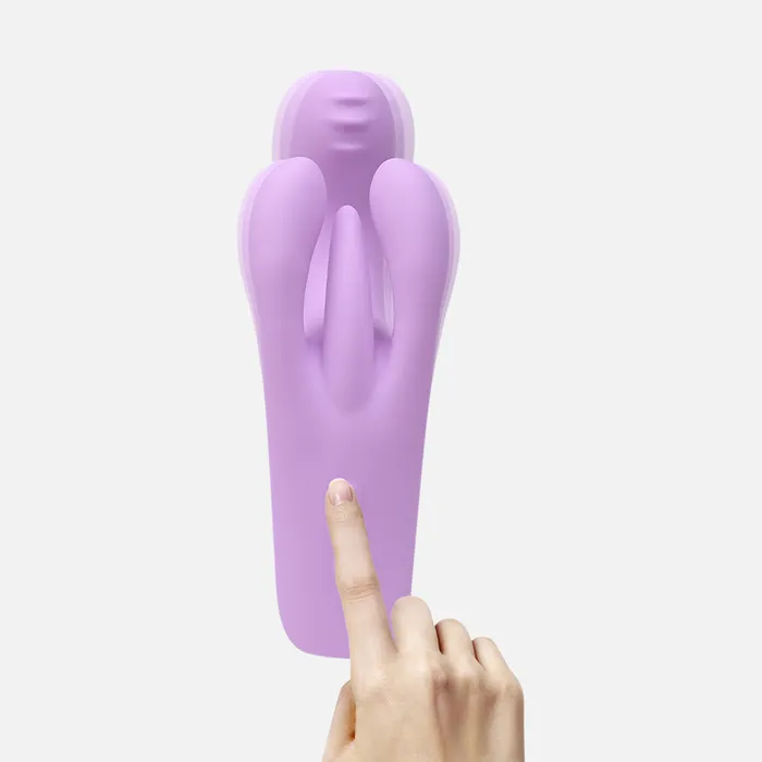 Textured Head Flicker Lucky Rabbit Purple Kismet Vibrators Textured Head Flicker Lucky Rabbit Purple Kismet Vibrators