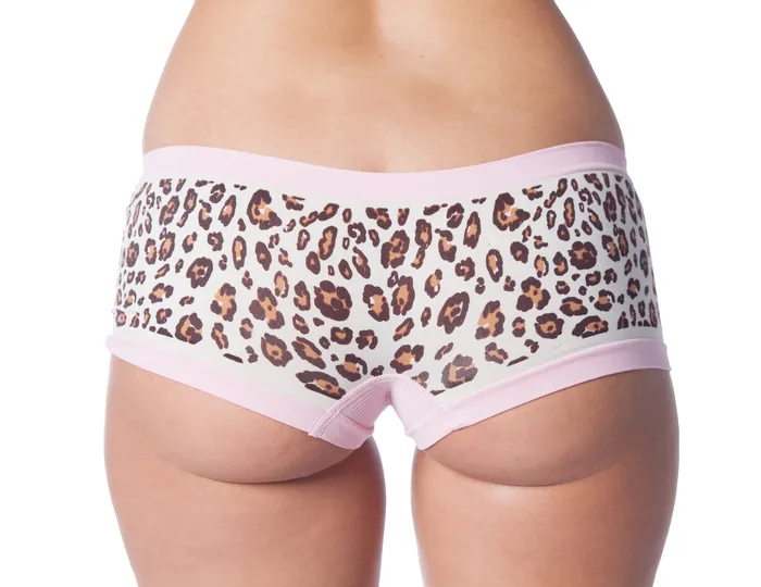 Vibrators Sunset Intimates Seamless Leopard Boy Shorts