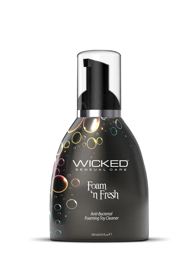 Vibrators Wicked Sensual Care Foam N Fresh AntiBacterial Foaming Toy Cleaner 8 Fl Oz Vibrators Wicked Sensual Care Foam N Fresh AntiBacterial Foaming Toy Cleaner 8 Fl Oz