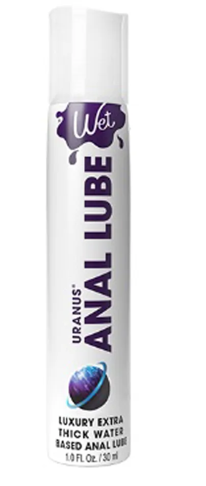 Wet Male Sex Toys Wet Anal Lube 1oz Uranus Extra Thick Water Based