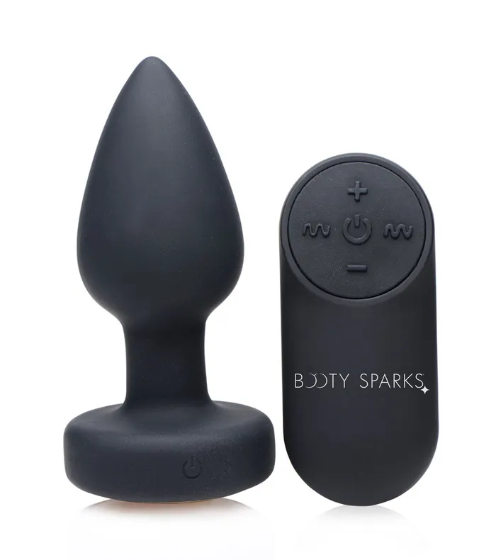 XR Brands Male Sex Toys 7x Light Up Rechargeable Anal Plug Small