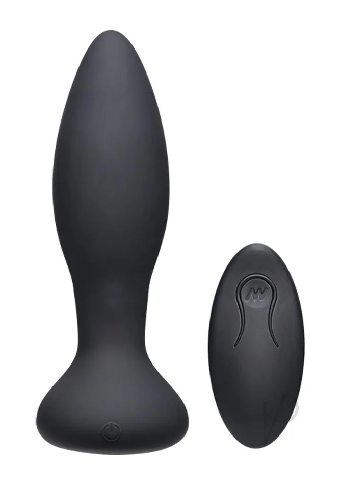 A Play APlay Vibe Experienced Anal Plug with Remote Control Black Anal
