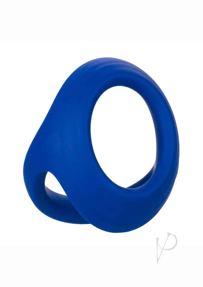 Admiral Cock and Ball Silicone Dual Ring Blue Admiral Male Sex Toys