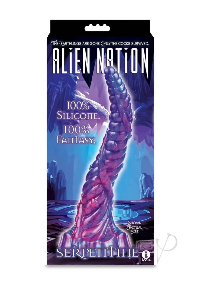 Alien Nation Dildos Alien Nation Serpentine Silicone Dildo PurplePink